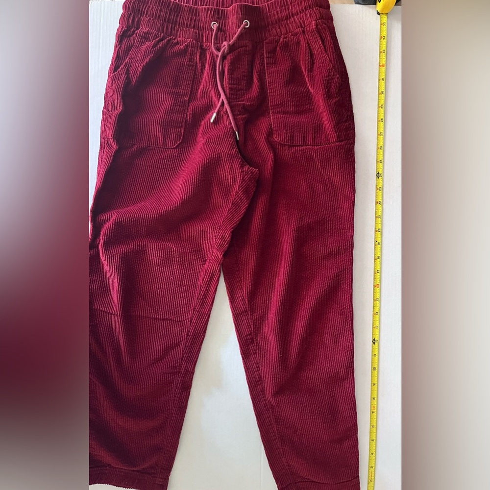 Time and Tru Burgundy Corduroy Pants